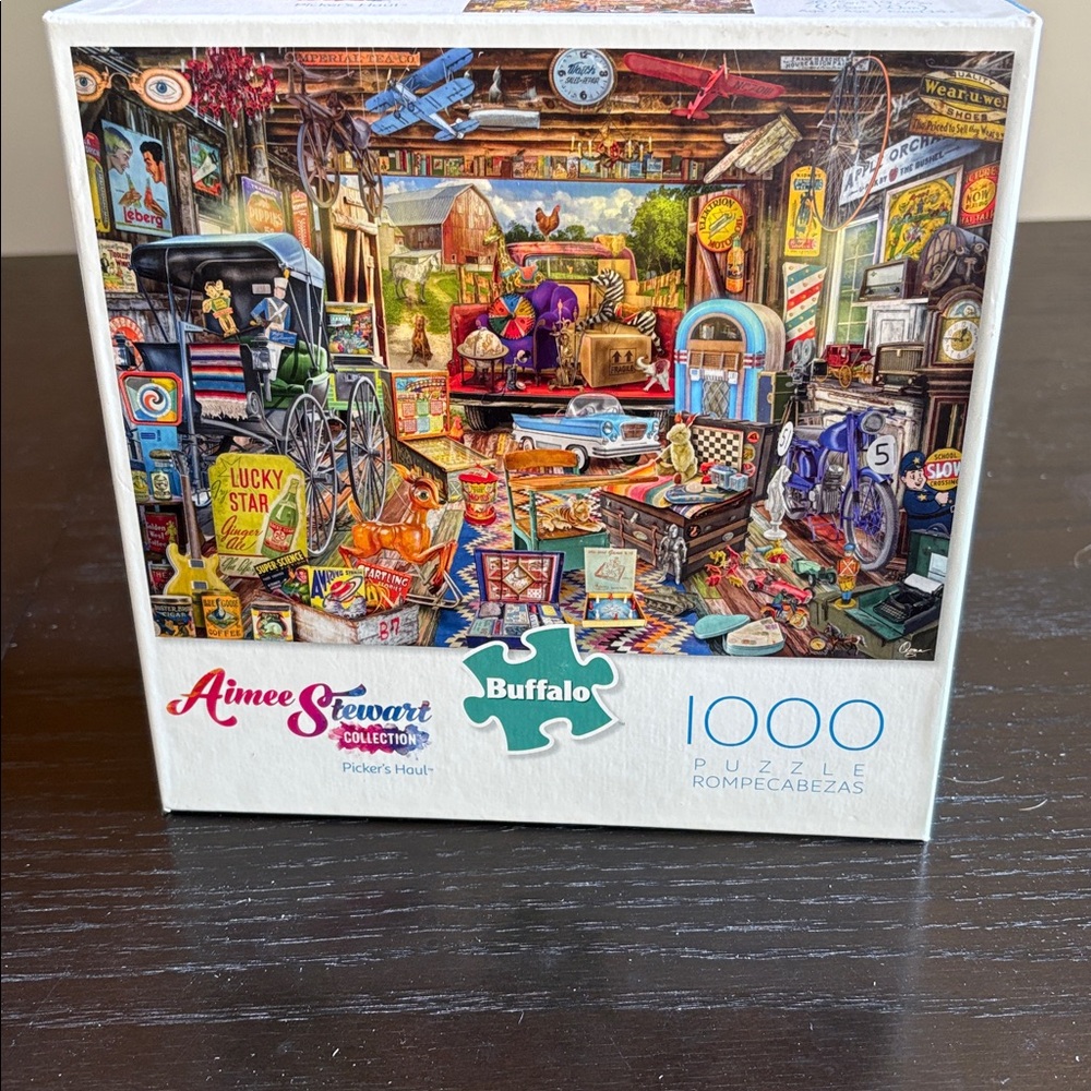 Buffalo Aimee Stewart Pickers Haul 1000-Piece Jigsaw Puzzle - Multicolor